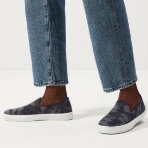 Rothy’s The Original Slip On Sneakers in Grey Camo Size 7
